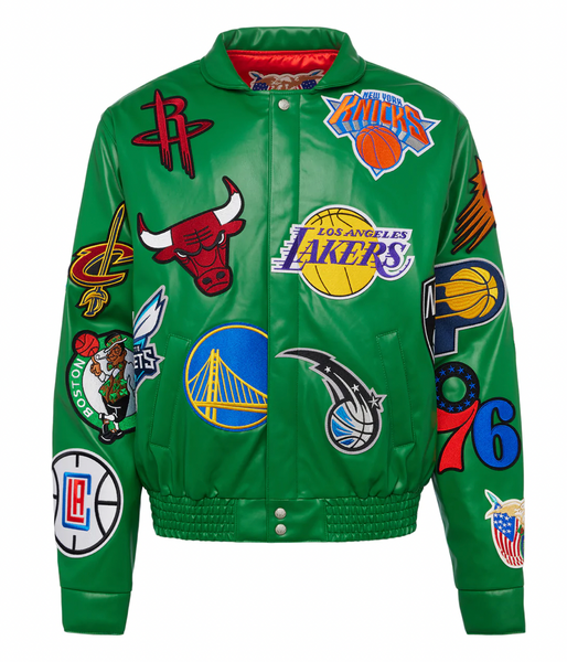 Jeff Hamilton - NBA Collage Vegan Leather - Green – Urban Necessities