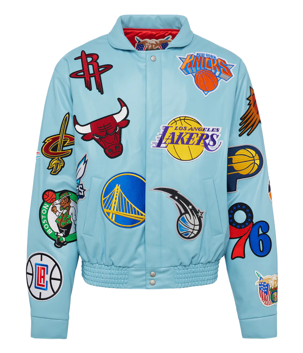 NBA VEGAN LIGHT BLUE COLLAGE