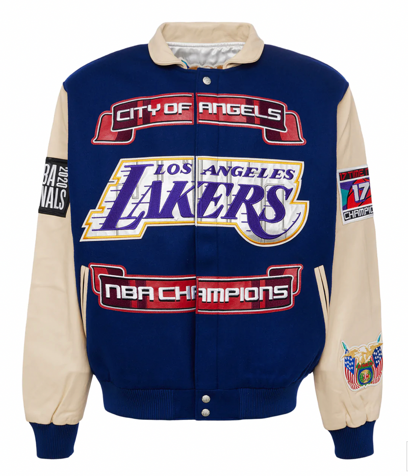 NBA CHAMPIONSHIP WOOL AND LEATHER ROYAL BLUE