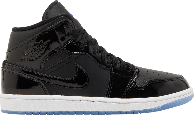 Nike jordan 1 discount mid zwart wit