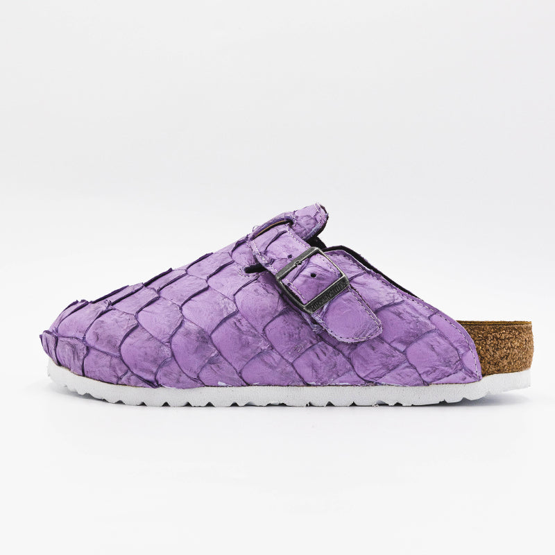 Purple discount suede birkenstocks