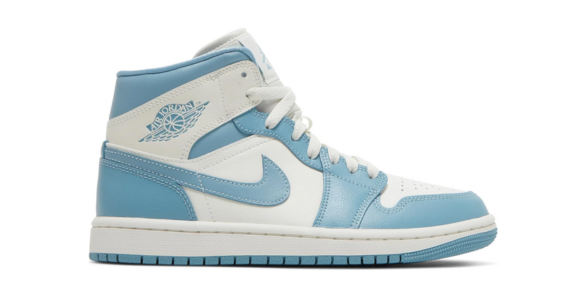 Wmns Air Jordan 1 Mid 'University Blue' - BQ6472 141