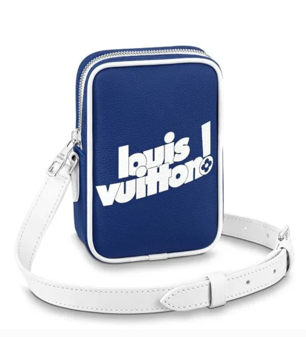 Louis Vuitton Monogram Bandana Discovery Bumbag - Blue Waist Bags