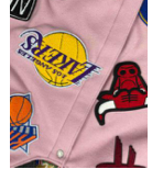 NBA COLLAGE WOOL PINK