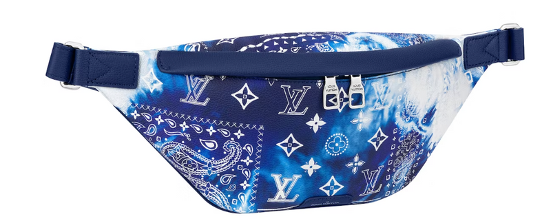 Louis Vuitton Bum Bag Discovery PM Monogram Bandana Bleached Blue