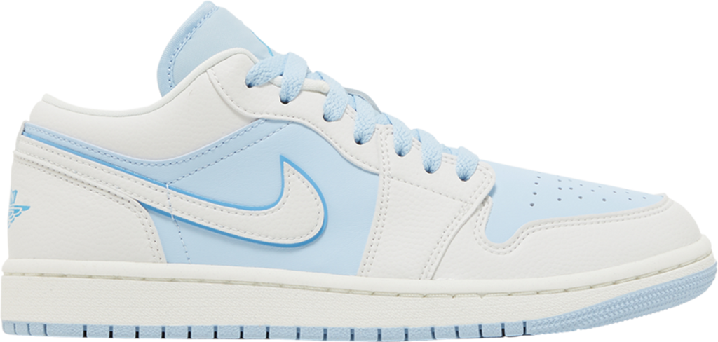 Wmns Air Aura Jordan 1 Low SE 'Reverse Ice Blue' - DV1299 104