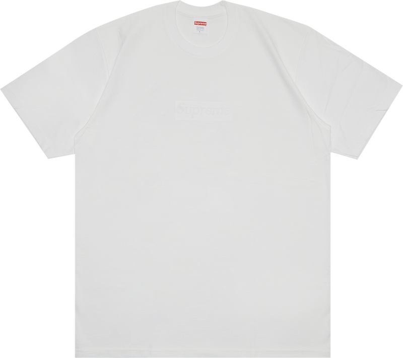 Supreme Tonal Box Logo Tee White SS23T23 WHITE Urban Necessities