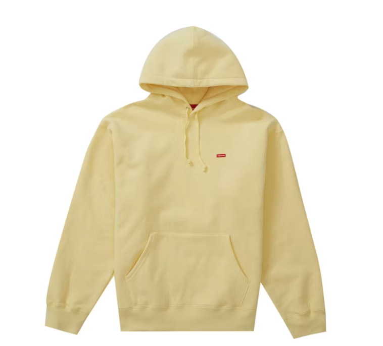 Supreme Small Box Hooded Sweatshirt (SS23) Light Yellow – Urban
