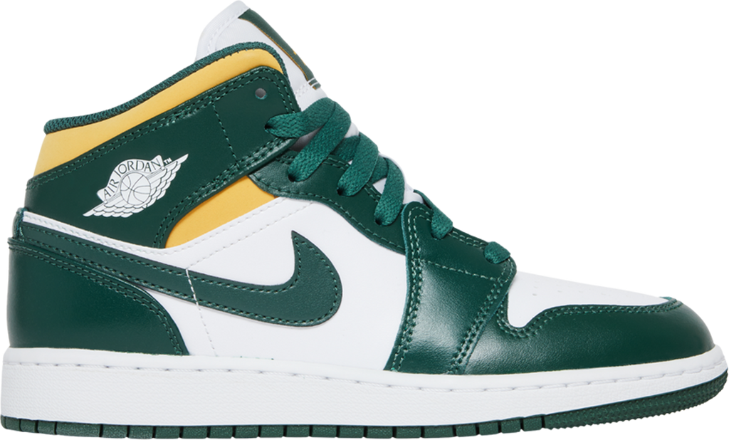 Air Jordan 1 Mid GS 'Sonics' - 554725 371