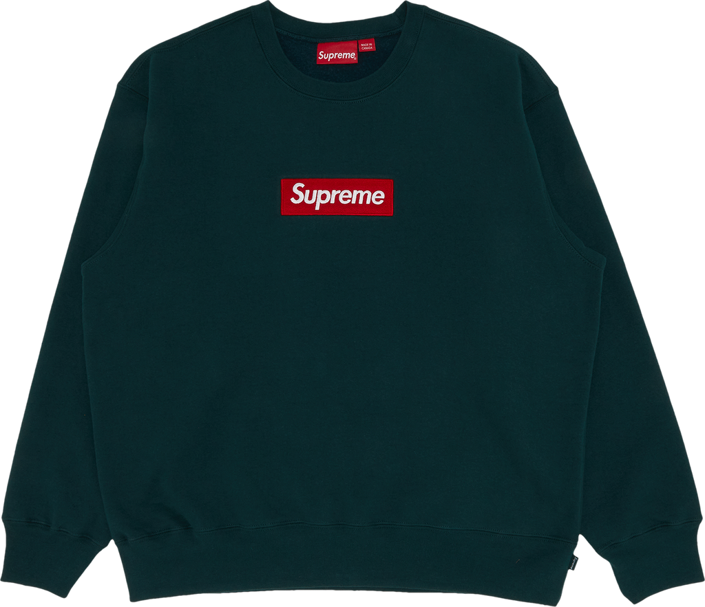 Supreme Box Logo Crewneck 'Dark Pine'