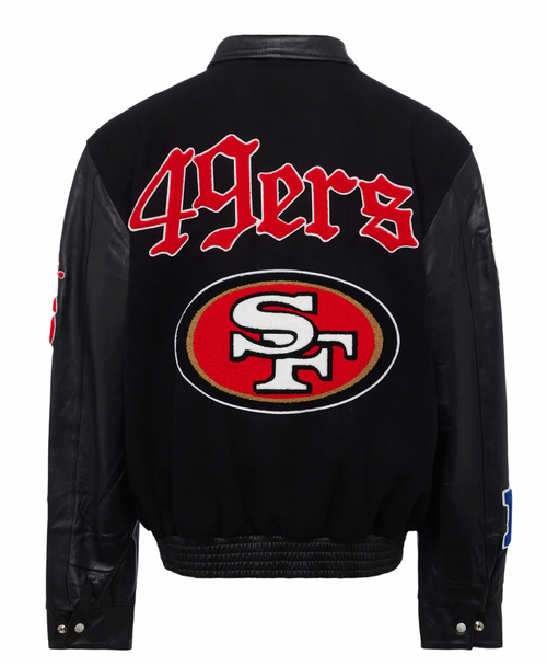 Jeff Hamilton NFL Block Letter - 49ers  Black/Black