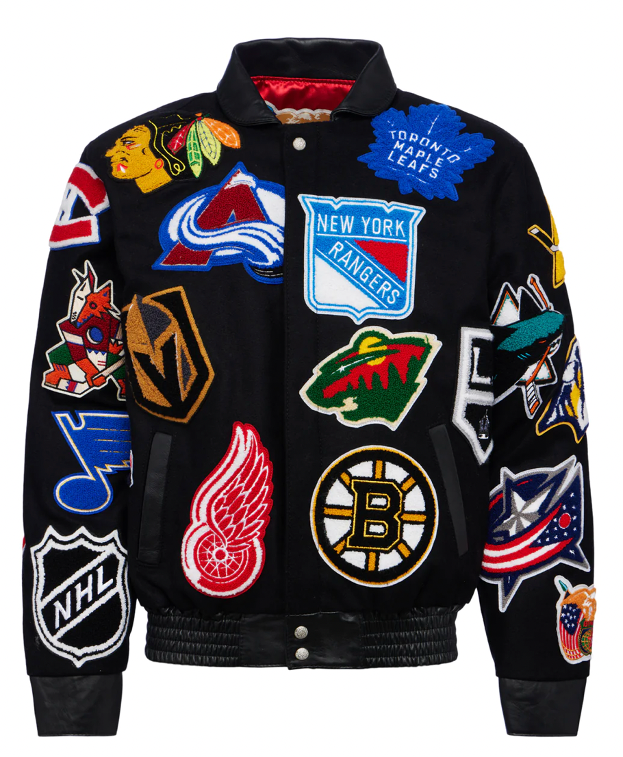 NHL WOOL COLLAGE BLACK