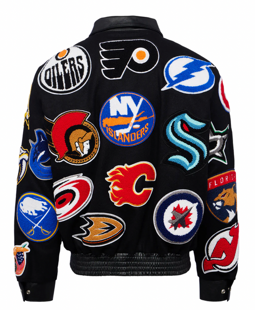 NHL WOOL COLLAGE BLACK