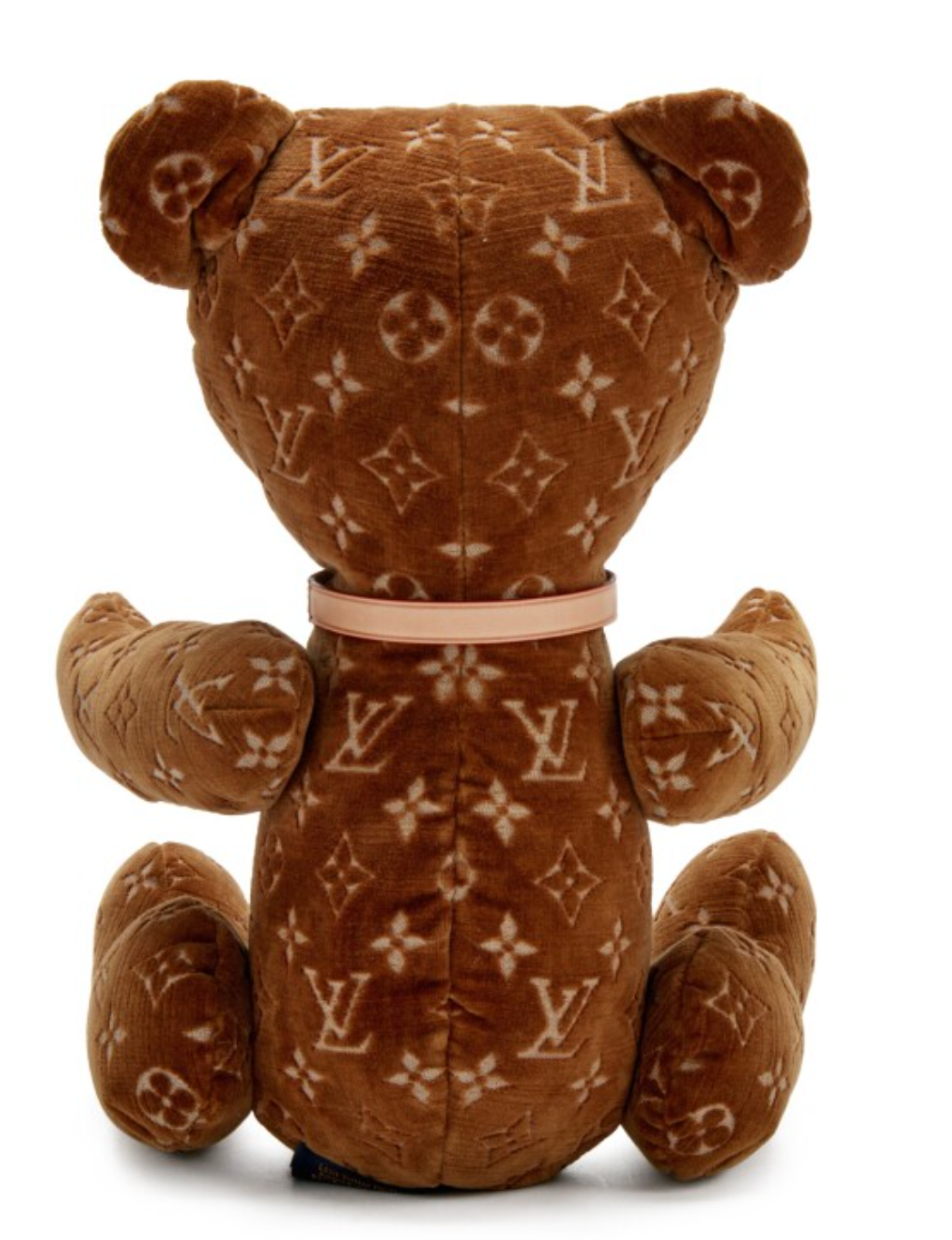 Louis Vuitton Brown Monogram Velour DouDou Teddy Bear QJH0C24H0B001