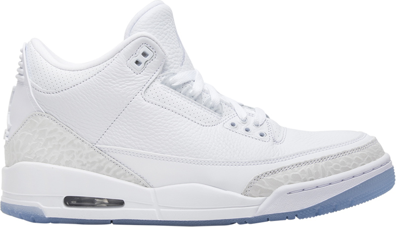 Jordan pure white sales 3