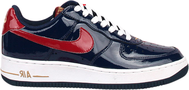 Air force 1 hot sale red and blue