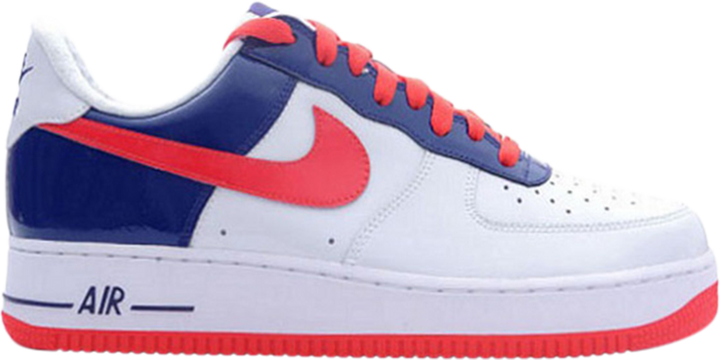 Air forces with red and hot sale blue check
