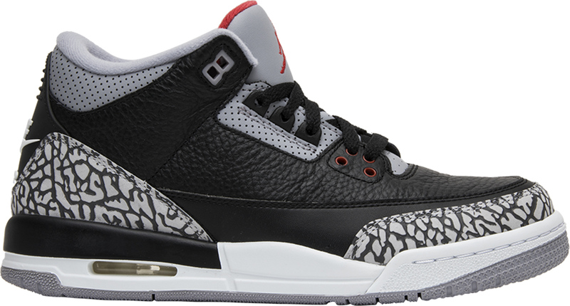 Air Jordan 3 Retro OG BG 'Black Cement' 2018 GS - 854261 001