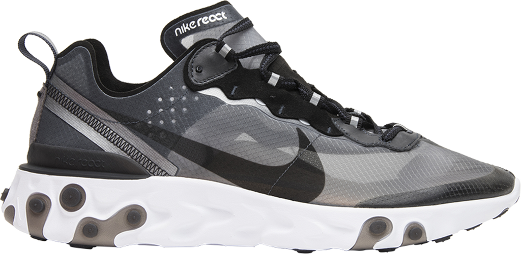 Nike react element 2024 gray
