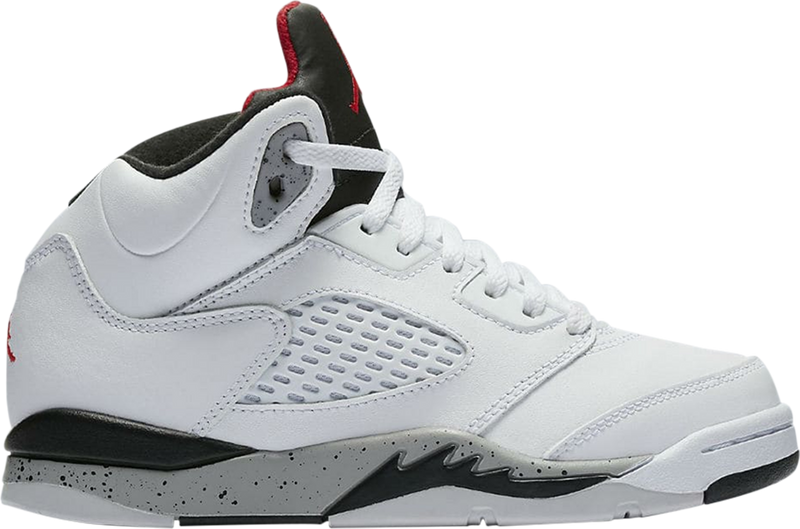 Air Jordan 5 Retro Pre-School 'White Cement' - 440889 104