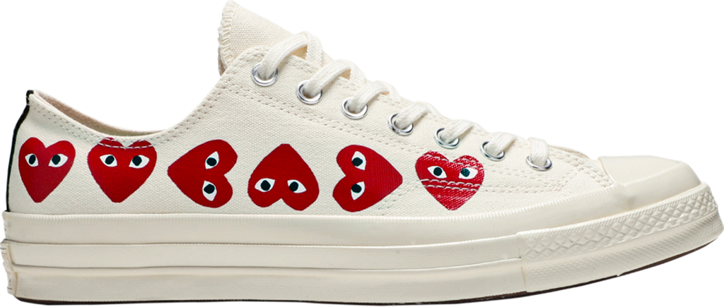 Comme des Garçons Play x Chuck 70 Low Top 'Multi Heart' - 162975C