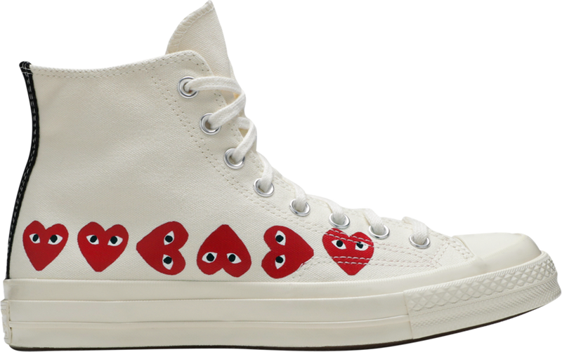 Comme des Garçons Play x Chuck 70 Hi Top 'Multi Heart' - 162972C