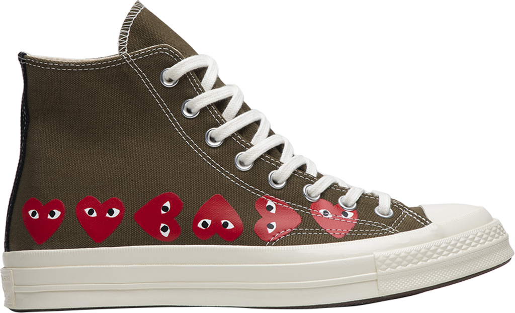 Comme des Garçons Play x Chuck 70 High Top 'Multi Heart' - 162973C