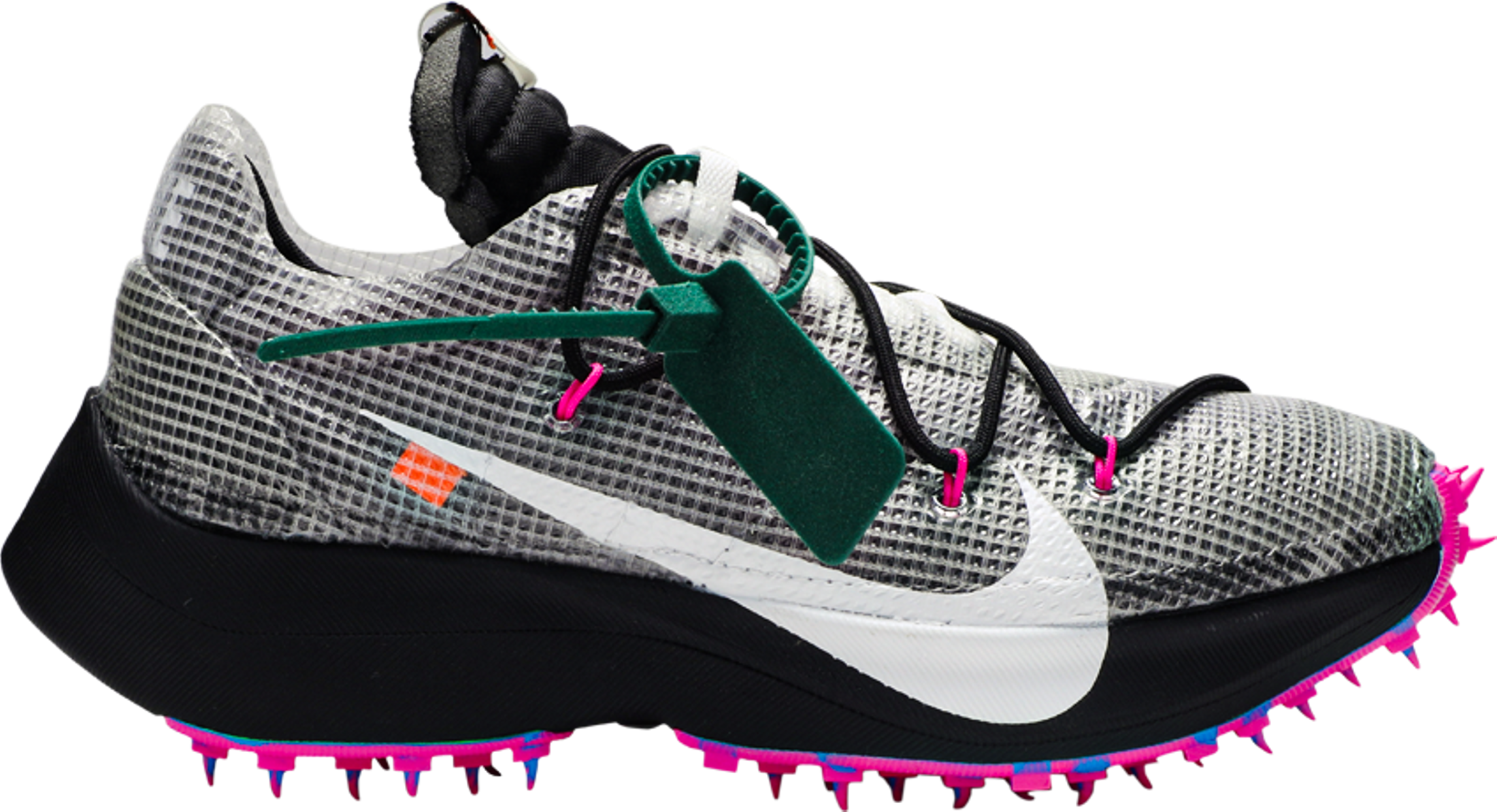 off white x wmns vapor street laser fuchsia
