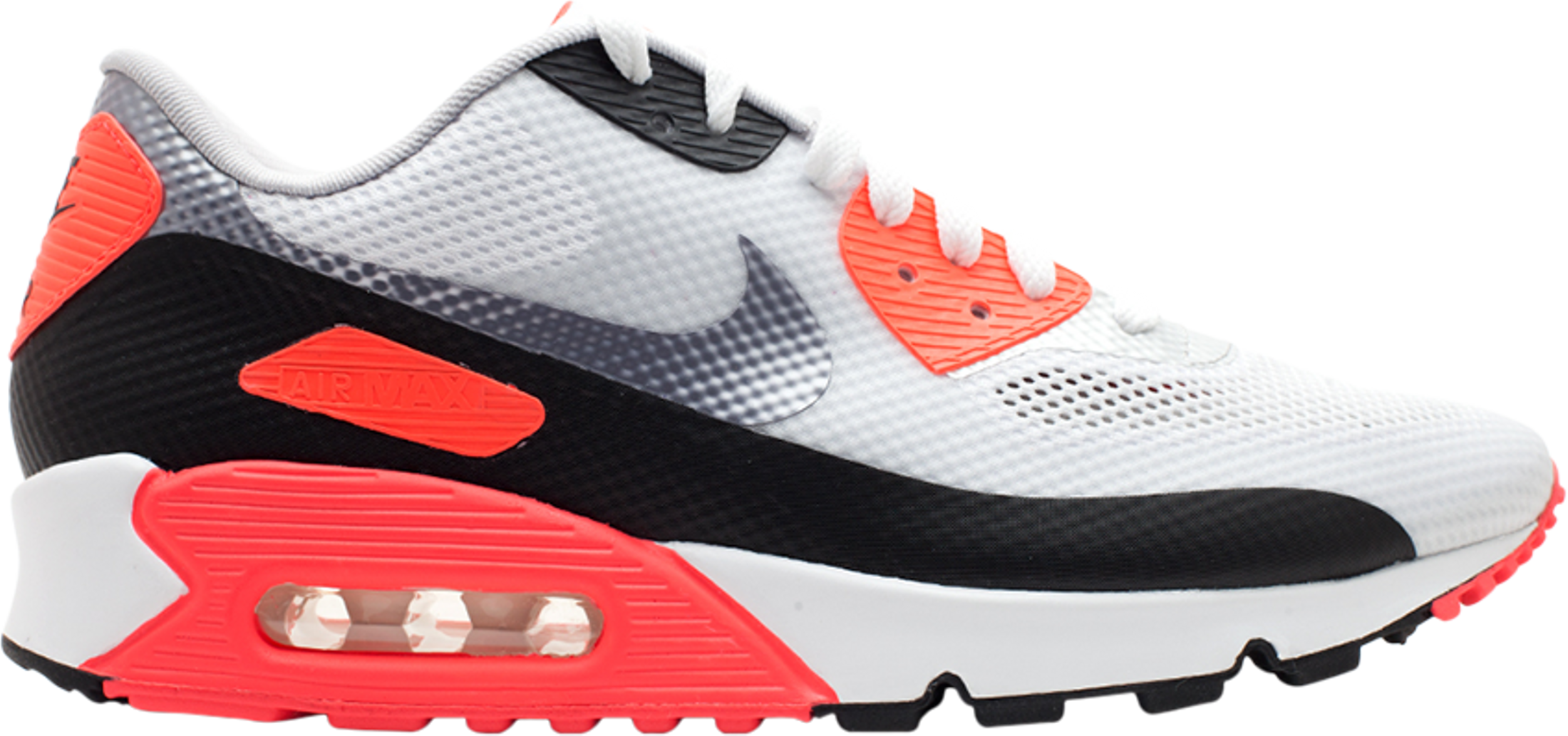 Mens 'air max 90 hyperfuse premium solar red best sale