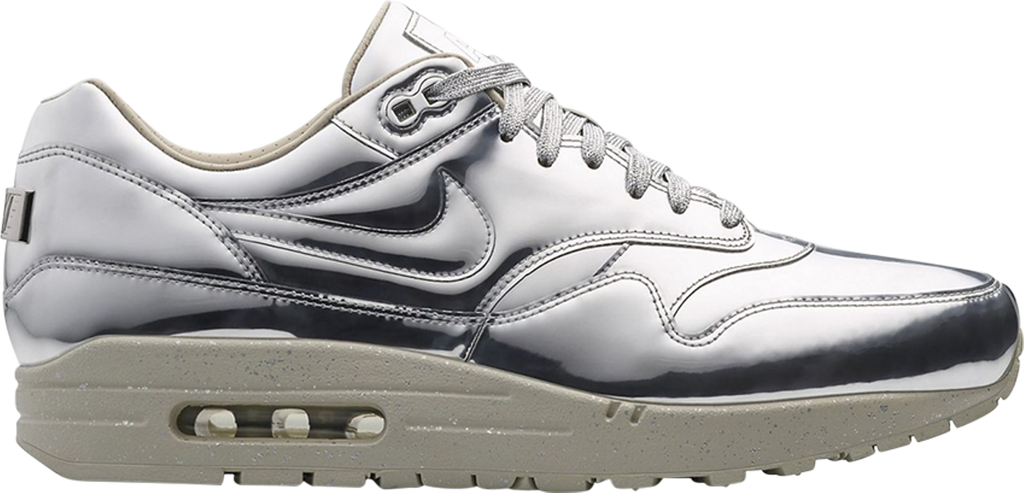 Nike air max 1 liquid silver shop