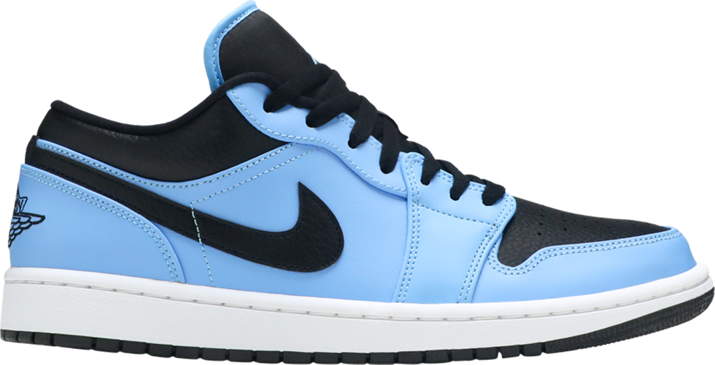 Air Jordan 1 Low 'University Blue Black' - 553558 403