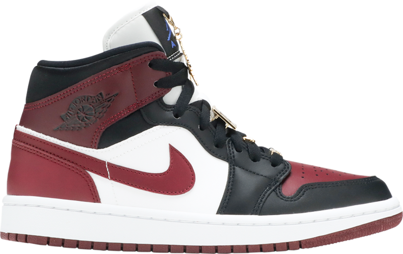 Jordan 1 mid black hot punch sales