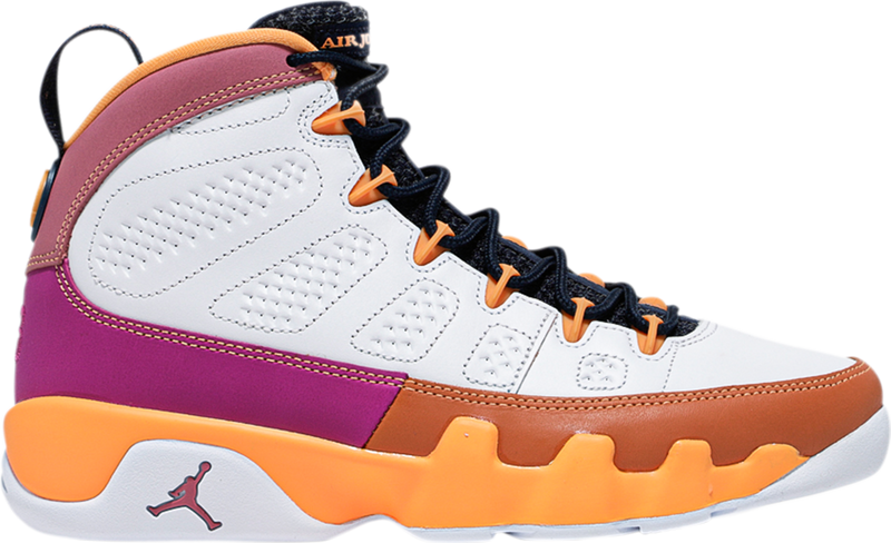 Air jordan 9 on sale orange