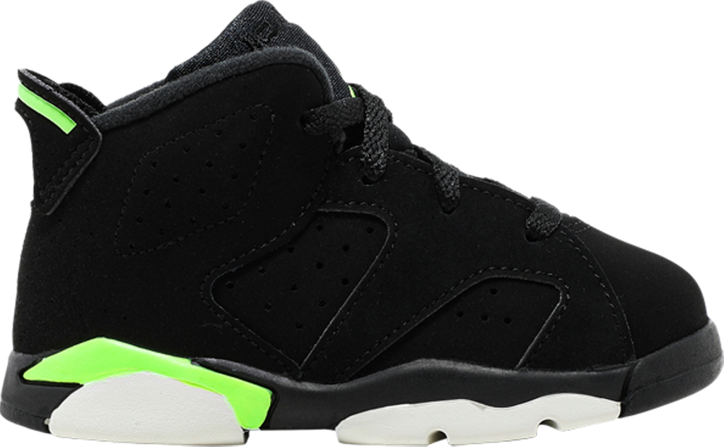 Air Jordan 6 Retro Toddler Size 'Electric Green' - 384667 003