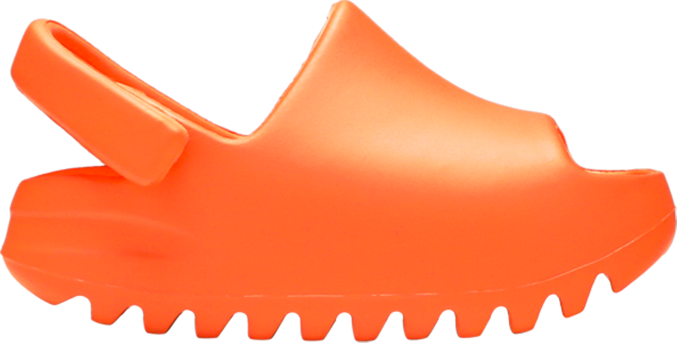 Red hot sale yeezys slides