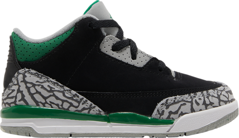 Air Jordan 3 Retro Toddler Size 'Pine Green' - 832033 030