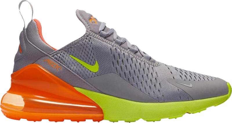 Air max 270 black white deals orange