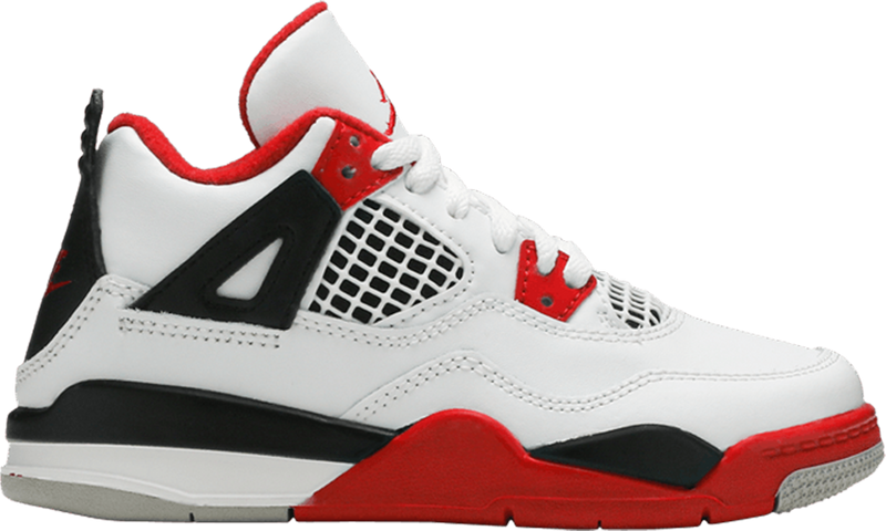 Air Jordan 4 Retro OG Pre-School 'Fire Red' 2020 - BQ7669 160