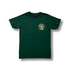 UN Stamp Las Vegas T-Shirt - Forest Green & Cream