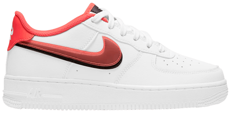 Air Force 1 LV8 GS 'Double Swoosh - Bright Crimson' - CW1574
