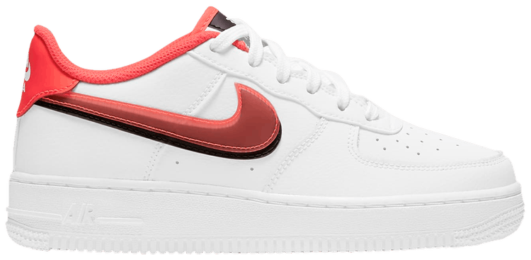 Air Force 1 LV8 GS 'Double Swoosh - Bright Crimson' - CW1574 101