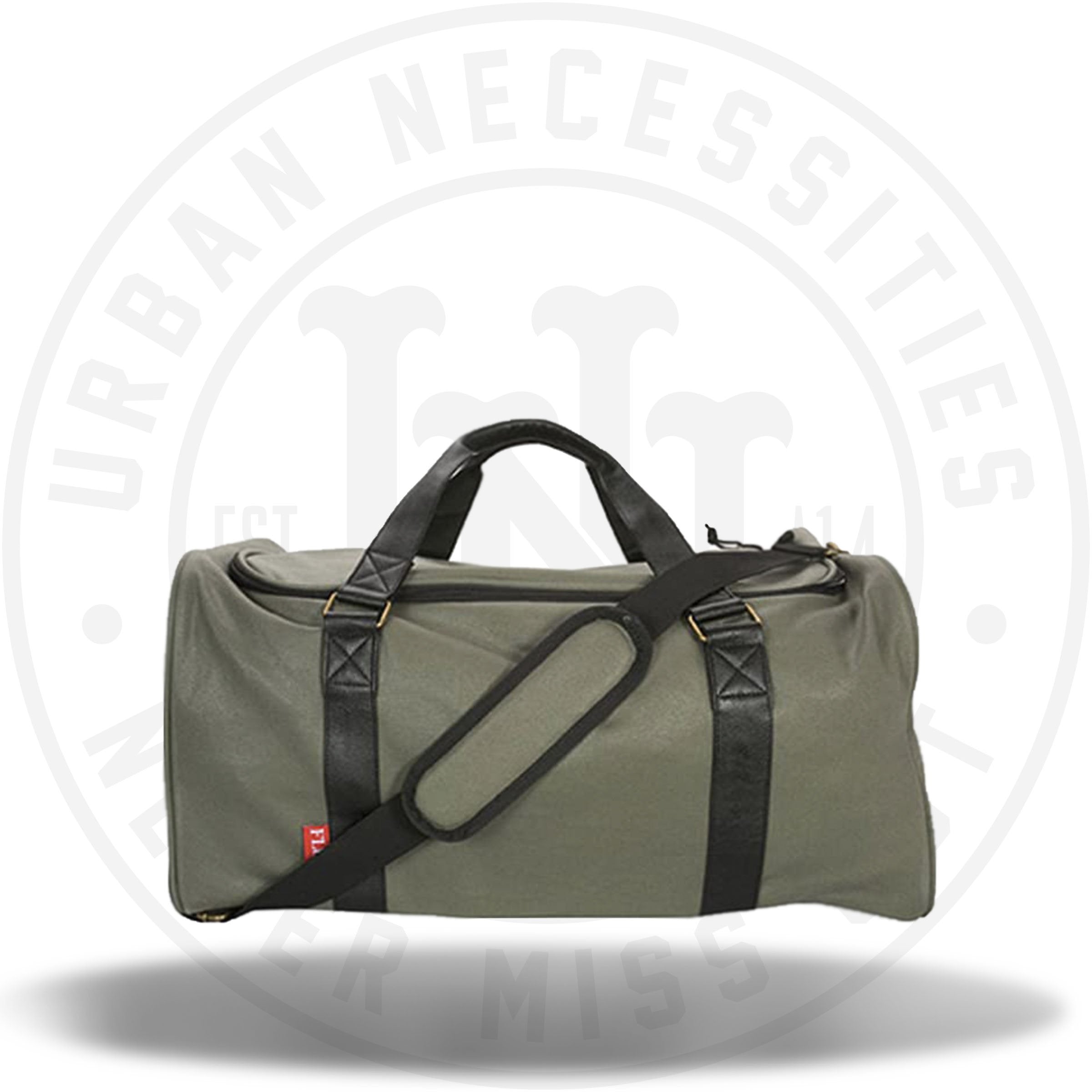 FLUD x Mayor Sneaker Duffle Bag - Waxed Army SB008