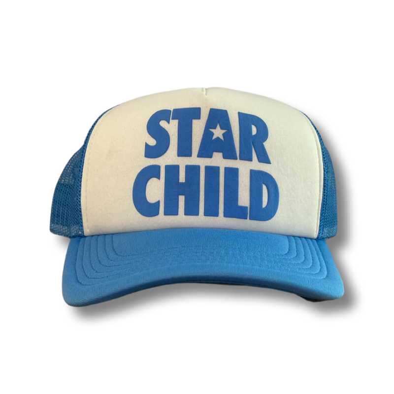 NAHMIAS Star Child Trucker Hat - BLUE