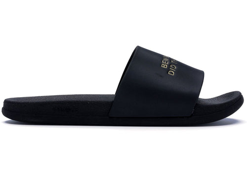 Straye 'Ben Baller Did The Chain' Slide Black/Gold-Urban Necessities