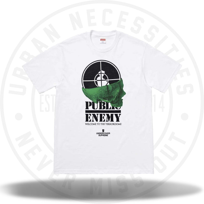 Supreme UNDERCOVER/Public Enemy Terrordome Tee White