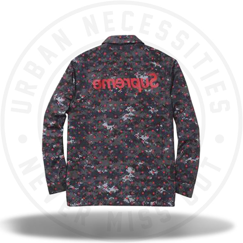 Supreme x Comme des Garcons Digi Camo Coach Jacket Black