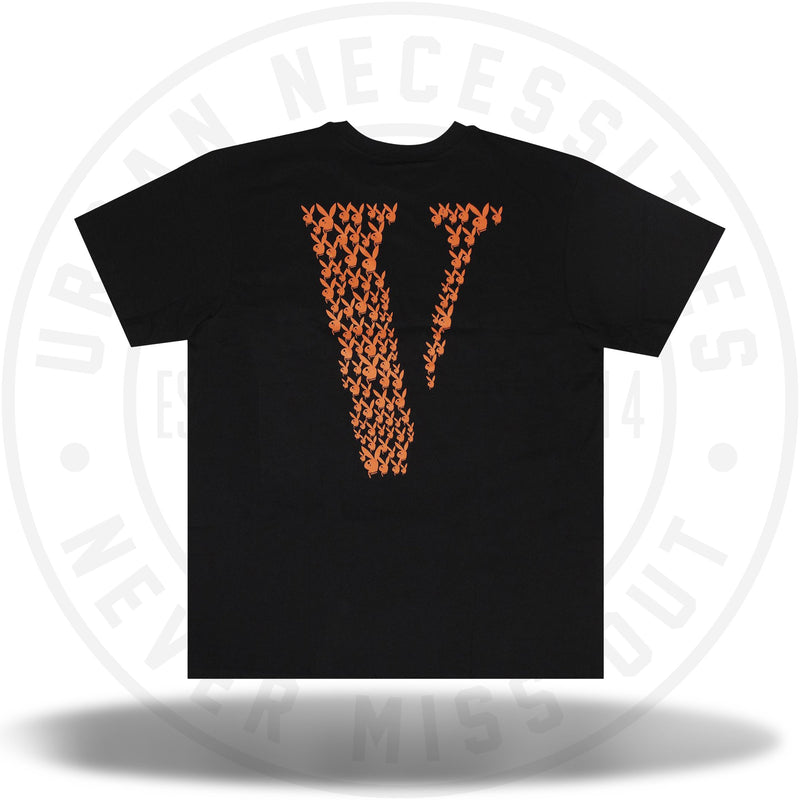 Vlone x Playboy Bunny Short-Sleeve T-Shirt 'Black'-Urban Necessities